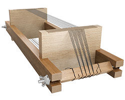 A beading loom